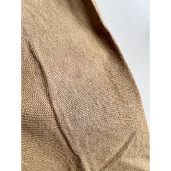 Vintage FILSON Tan Cotton Oil Finish Single Tin Cloth Canvas Work Pants, Size 28 - Picture 6 of 16